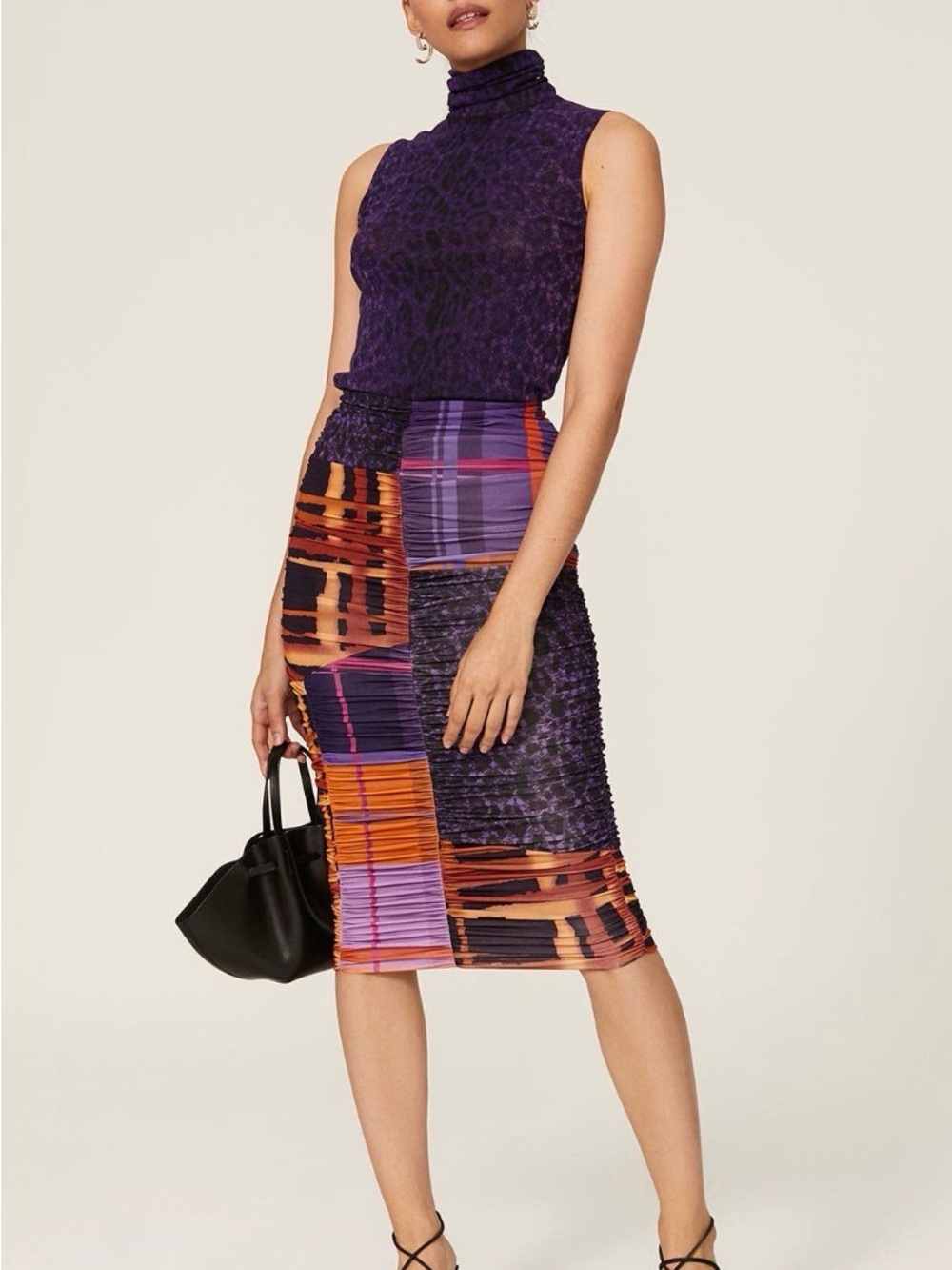 Gonna Corta Patchwork Skirt